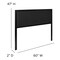 Flash Furniture Melbourne Metal Upholstered Queen Size Headboard in Black Fabric HG-HB1717-Q-BK-GG - alternate 8